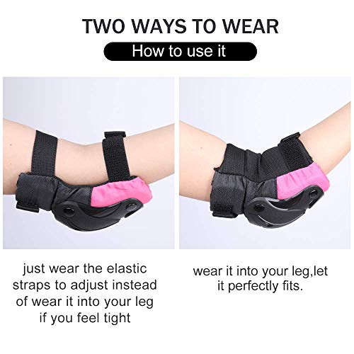 image for TXJ Sports Kids Knee Pads Elbow Pads Wrist Guards Protective Gear Set 
