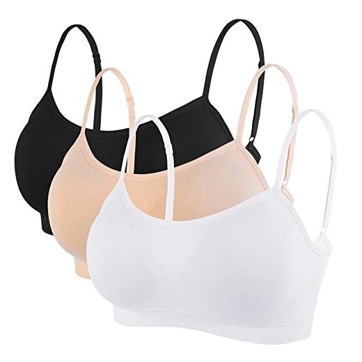 Diawell 3er Set BH Verlängerung Erweiterung 3 Farben Vergrößern Verschluss 2/3/4 Haken 4 Vertvie 3er Set Damen Seamless Sport BH ohne Bügel BH Nahtlos Gepolstert Bralette Soft Dünn Bra Top Unterwäsche Dünne Brustpolster BH (EU L/Etikettengröße XL, Schwarz/Hautton/Weiß)
