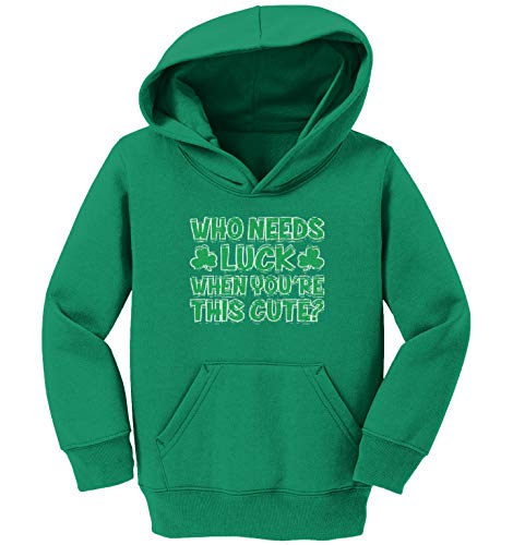 Who Needs Luck When You're This Cute? - Toddler/Youth Fleece Hoodie2