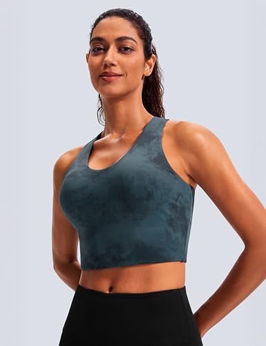 Image of Sports Bras for Women Criss-Cross Back Padded Workout Tank Tops Medium Support Crop Tops for Women