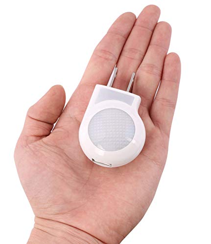 Portable Plug-In 0.7W Travel Led Night Light - 2 Pack Of White #TOP1