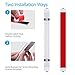 MICTUNING 2Pcs 12V Barra de luz interior 6000K Blanco 108 LED Tira...