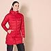Best Puffer Jackets for Women Over 50: Warm, Flattering & Worth Every Penny 6 Amazon Essentials Women's Lightweight Water-Resistant Packable Hooded Puffer Coat (Available in Plus Size), Bright Poppy Red, Large