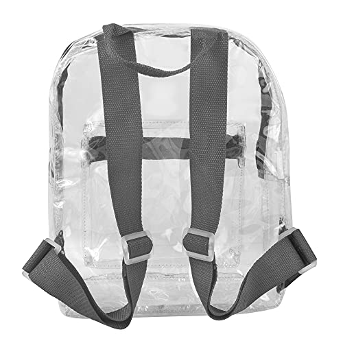 MADISON & DAKOTA Clear Mini Backpacks for Beach, Travel - Stadium Approved Bag with Adjustable Straps4