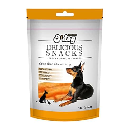 Image of O'Dog Crisp Fried Chicken Strip A 100% Natural Delicious and Healthy Treat 100 GMS