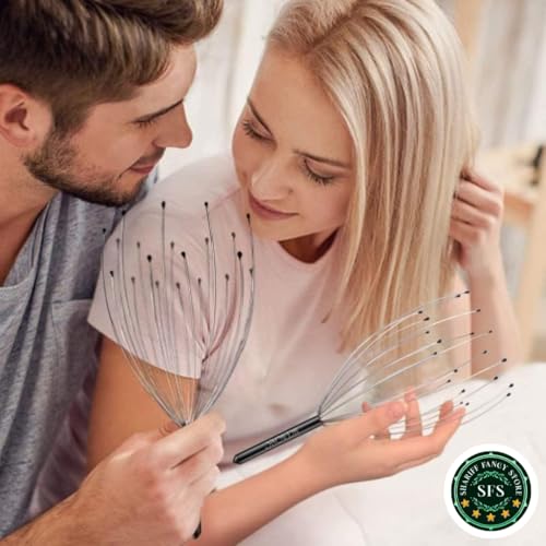 Image of Auto Head Massager | Hand Held Scalp Massager for Pain Relief, Hair Growth & Relaxations | Octopus Scalp Pointer - Pack of 1pc