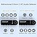 Cubilux Bidirectional 3.5mm Audio Switcher (1-in to 4-Out / 4-in to 1-Out), Stereo 1/8” Aux Selector Box for Speaker Headphones/Earphones, Audio Switch for Laptop Computer Smartphone Tablet