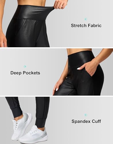 Image of G Gradual Women's Joggers High Waisted Yoga Pants with Pockets Loose Leggings for Women Workout, Athletic, Lounge