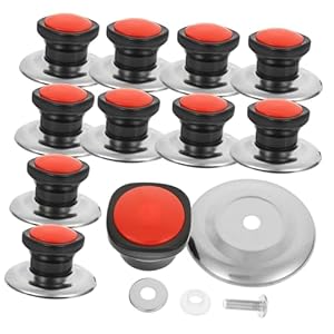 Garneck Rote Topfdeckelknöpfe 12 Stück Ersatz