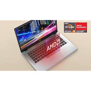 Acer Aspire 3 A315-24P-R7VH Slim Laptop | 15.6" Full HD IPS Display | AMD Ryzen 3 7320U Quad-Core Processor | AMD Radeon Graphics | 8GB LPDDR5 | 128GB NVMe SSD | Wi-Fi 6 | Windows 11 Home in S Mode - immagine 3