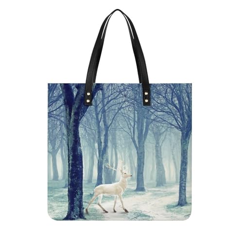 Sac à main shopper Élan De Forêt grand tote bag de voyage pour femmes 39x39cm