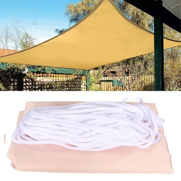 Generic 2.5X2.5M Top Sun Shade Sail Shelter Outdoor Garden Patio Car Cover Awning Canopy