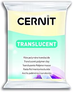Cernit Transparant Clay 56g, Translucent White, 7 x 5.5 x 1.5 cm