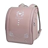 デコラン ランドセルカバー 透明 雨 女の子 ≪Bタイプ（縁ピンクモカ）≫ ランドセル透明カバー 夜道で反射して光る ビニール素材 新入学 入学祝い