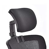 HAISEN kopfstützenbefestigung für bürostuhl,Ergonomische elastische Kopfstütze,Stuhl-Kopfstützenaufsatz Universal für Büro & Zuhause,Höhen- und winkelverstellbar