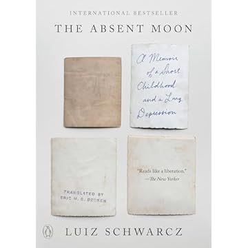 Capa do livro The Absent Moon: A Memoir of a Short Childhood and a Long Depression