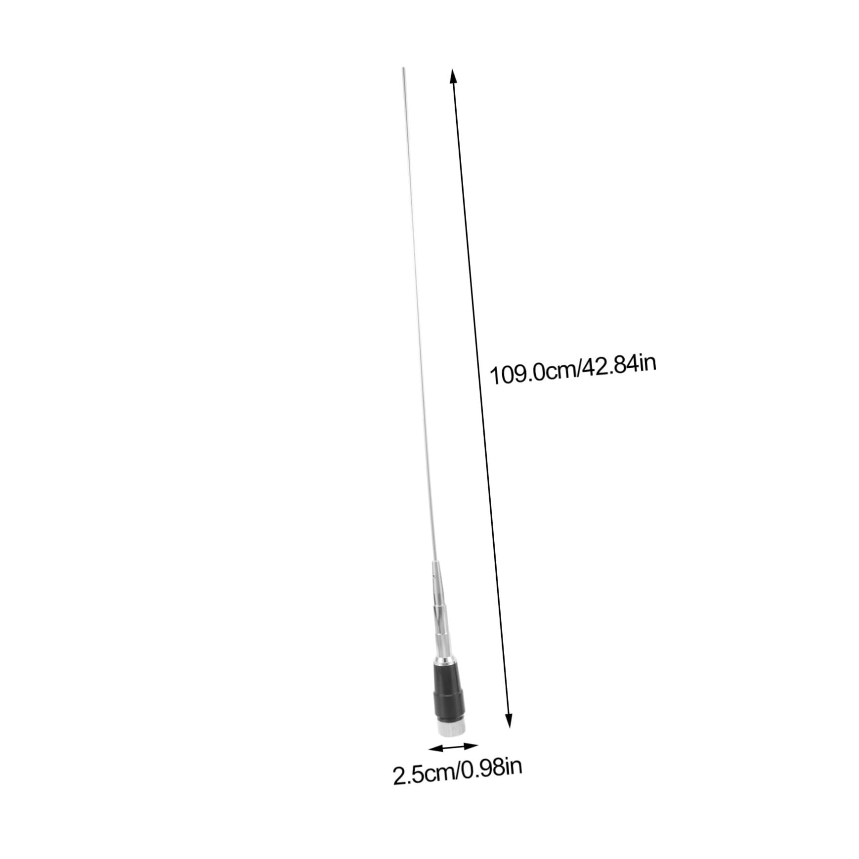 Toyvian 4 Pièces Antenne CB Rétractable pour Radio Optimise la Transmission pour Bateaux et Installation Facile Durable et Polyvalente