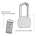 Lanuovx 4 Pack 2.5 Inch(65mm) Heavy Duty Solid Steel Keyed Alike Padlocks,Chrome Plated Long Hardened Steel Shackle High Security Padlock for Gates,Storage,Toolboxes