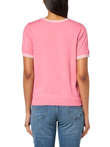 Image of Nautica Women's Crew Neck Solid Short Sleeve Sweater
