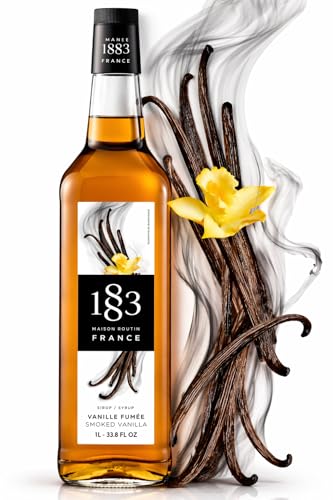 Image of 1883 MAISON ROUTIN FRANCE Smoked Vanilla Syrup - Ordering Only, 33.8 FZ