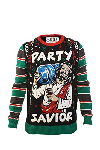 Ugly Christmas Party Unisex Ugly Christmas Sweater - Jesus Party
