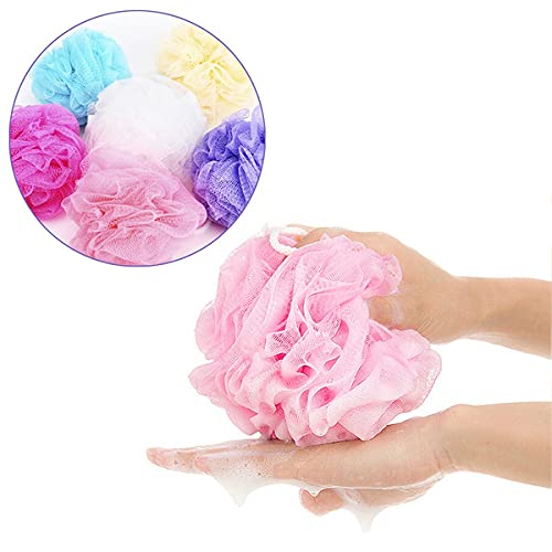 SUNBIRD :- 3Pcs Soft Bathroom Supplies Wash Body Cleaning Equipment Back Scrubber Bath Mesh Sponge Shower Brush Bath Ball 1