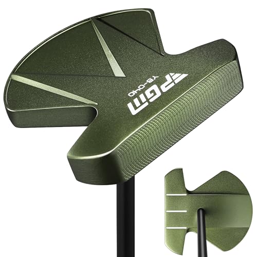PGM 34 Zero Torque Putter Golf Club for Men and Women Right Handed Green