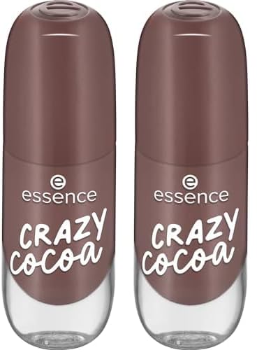 essence UÑAS LACA GEL NAIL COLOUR 029 CRAZY COCOA Y-6 (Paquete de 2)