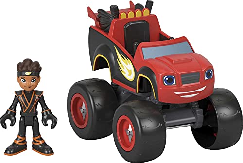 Fisher-Price Blaze and the Monster Machines Toy Truck & Figure Set Ninja Blaze & AJ Preschool Racing Play Ages 3+ Years
