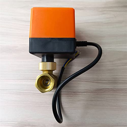 Vanne à Bille électrique motorisée DN25 en Laiton pour couper l'eau à distance - 5