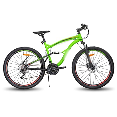 LVSEWOA Bicicleta de montaña de 26 Pulgadas con Marco de Acero y Freno de Disco Doble.
