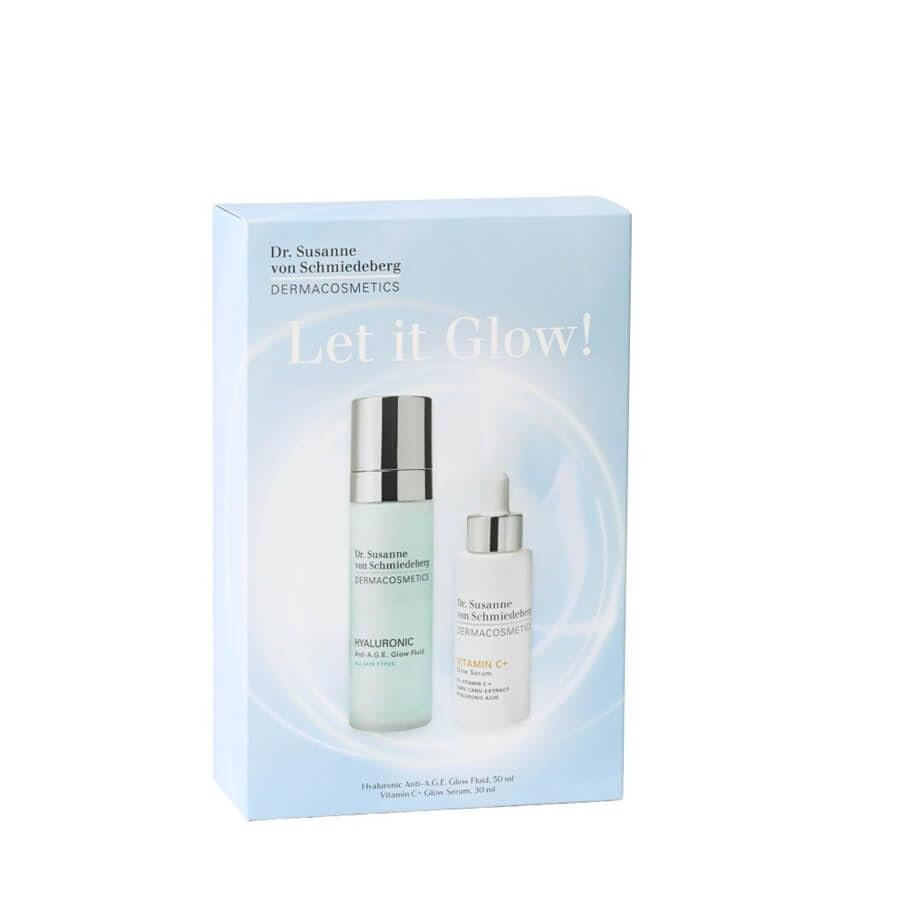 Dr. Susanne von Schmiedeberg - Let it Glow - Set - Hyaluronic Anti A.G.E. Glow Fluid 50ml + Vitamin C+ Glow Serum 30ml
