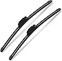 AUTOBOO OEM Quality 26' + 14' Premium All-Seasons Durable Stable And Quiet Windshield Wiper Blades Pack of 2 ( pair for front windshield )