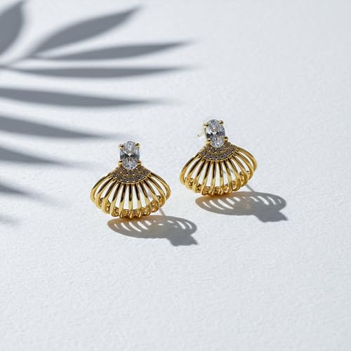 Image of Modern Dangle Earrings for Women | Chic Statement Earrings for Girls | Stylish Lightweight Fashion Jewelry for Casual, Party & Special Occasions