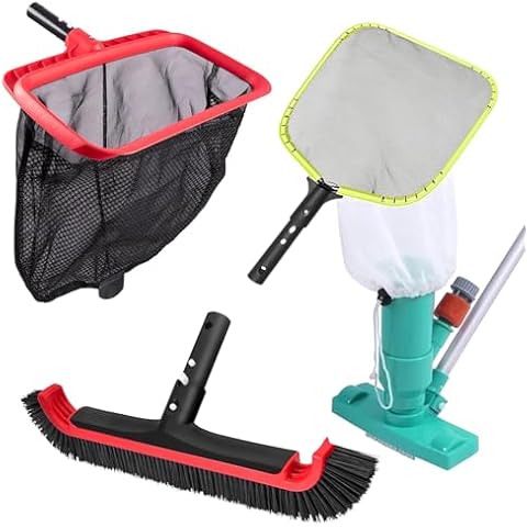 urchindj Pool Skimmer Nets, Brush, Vacuum Cleaner Cover