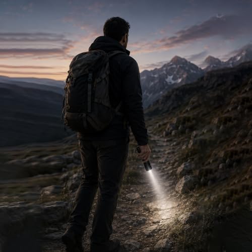 Image of Goldmedal Torcia 40 5W LED Rechargeable Torch Light | Long Range Beam | 6 Modes | Upto 6 Hours Battery Backup |Type C Charging |Zoomable Flashlight for Camping,Hiking &Emergency Use