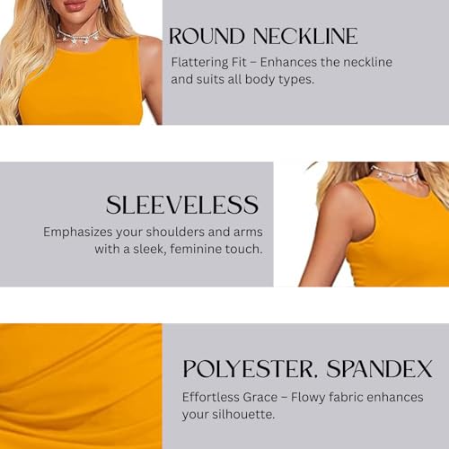 Image of LONDON BELLY Women's Solid Pattern Polyester Blend Bodycon Mini Dress with Drawstring Fitted Closure Type Round Neck and Sleeveless Thigh Length | One Piece Dresses for Women