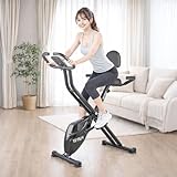 【毎日続けて、理想のカラダ。】 TOP FILM フィットネスバイク エアロバイク スピンバイク 折りたたみ式 背もたれ 【JAPAN BRAND】 (背もたれ有り)