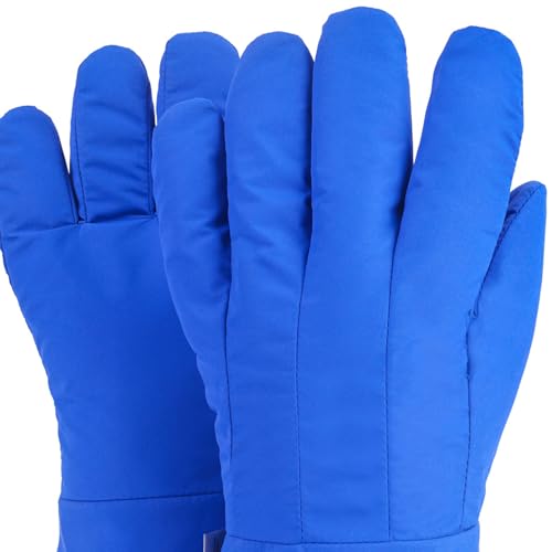 Yoqanr Luvas criogênicas, luvas protetoras de nitrogênio líquido LN5 de baixa temperatura, luvas con
