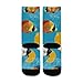 susiyo Artistic Colorful Fish Blue Hiking Socks Boy Girls - Cushioned Crew Socks for Kids Soft, Breathable & Seamless Toe for All-Day Comfort