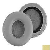 Geekria QuickFit Protein Leather Almohadillas para Auriculares by Dr. Dre Solo HD On-Ear, Almohadillas de Repuesto/Funda para los oídos