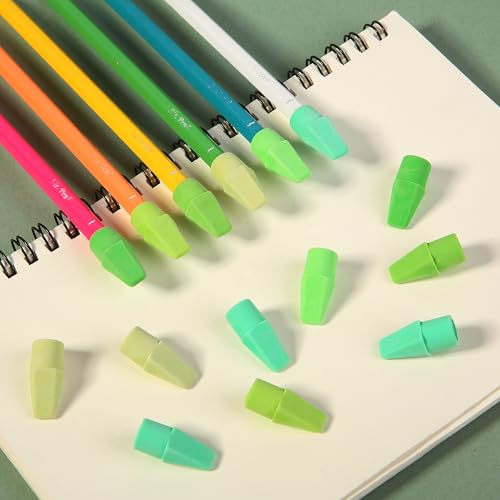 Image of Mr. Pen- Pencil Erasers Toppers, 120 Pack, Colorful, Latex Free, No Smudge | Mr Pen Erasers for Pencils