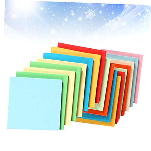 CRAFTHROU 500Pcs Papel Origami Para Papel Colorido Para Papel De Construção De Papel Quadrado De Pap