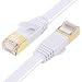 Produktbild ULTRICS CAT7 Ethernet Kabel 15M, High Speed 10Gbps RJ45 Lan Kabel, 1000Mbit/s Flach Netzwerkkabel Kompatibel mit CAT 5/5e/6A, Switch, Router, Modem, Patchfelder, PS4, Xbox One, Access Point - Weiß