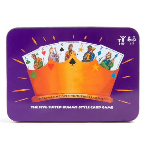 KUWUNG Juego De Cartas, Juegos De Cartas Familiares, Juegos De Cartas para Fiestas y Reuniones Sociales, Juego Popular para Familias y Viajes (Niños y Adultos), 3 a 7 Jugadores (Versión En Inglés)