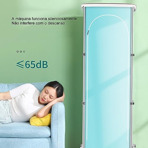 Secador de Roupas DobráVel EléTrico com Temporizador de 180 Minutos, Pode ser Retraído até 1,5m e Ca