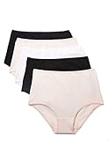  Marca Amazon - IRIS & LILLY BELK005_M5 Braguita, Multicolor (Black/Soft Pink/White), 46 (Talla del fabricante: 2XL), Pack de 5