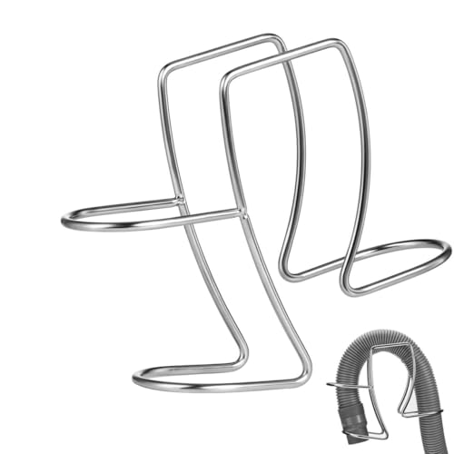 Universal Washing Machine Drain Hose Holder Adjustable Utility Sink Clamp Hook Stainless Steel Laundry Tub Hose Guide Clip Fits All Drain Hoses