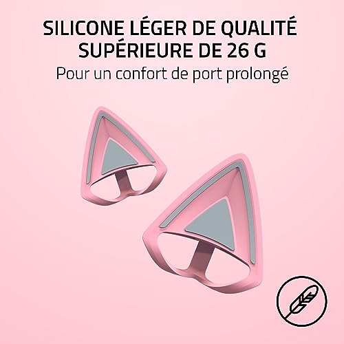 Razer Kitty Ears V2 Oreilles de Chat clippables pour Casque Gaming Se clipse sur Le Casque Versatile Straps Ajustables 26g de Silicone Premium - vue 4