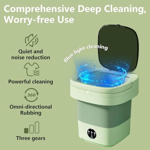 Image of SeMi AuToMaTiC FoLdInG 9L SmAlL MiNi WaShInG MaChInE WiTh DrYeR DeEp CLeAnInG FoR UnDeRwEaR WaShINg MaChInE SeMi AuToMaTiC S1